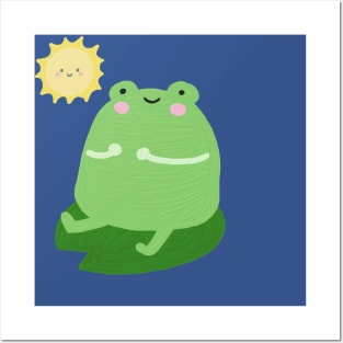 Cute frog Posters and Art